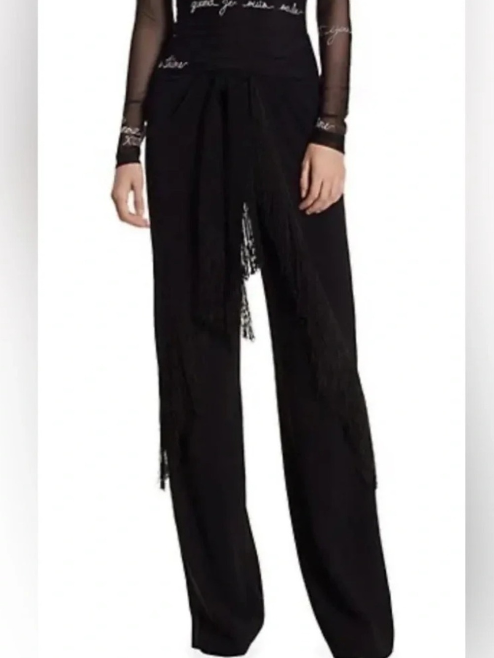 NWOT CINQ A SEPT Audrina Fringe Pants